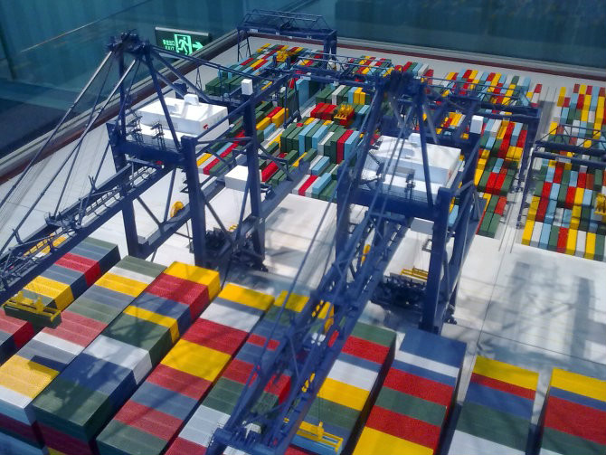 北安市港口集装箱堆场