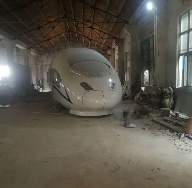 北安市高铁模型