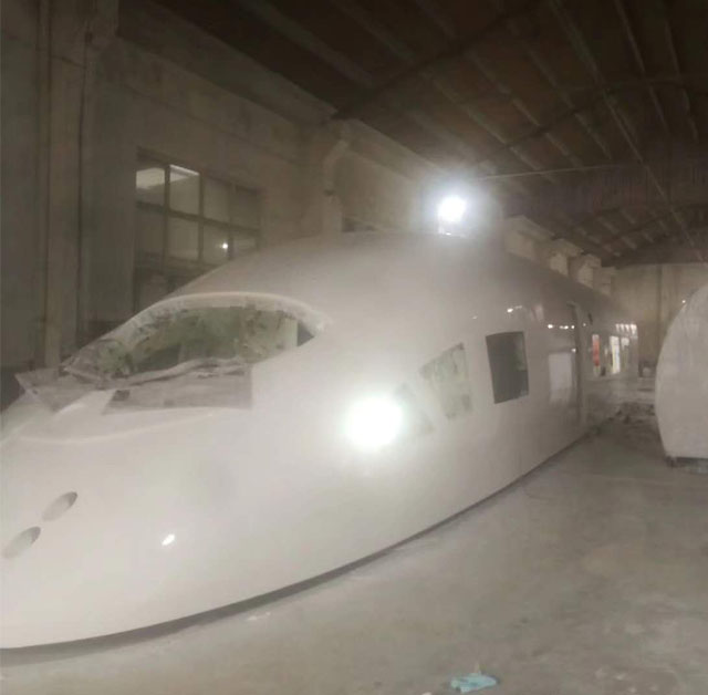 北安市高铁模型